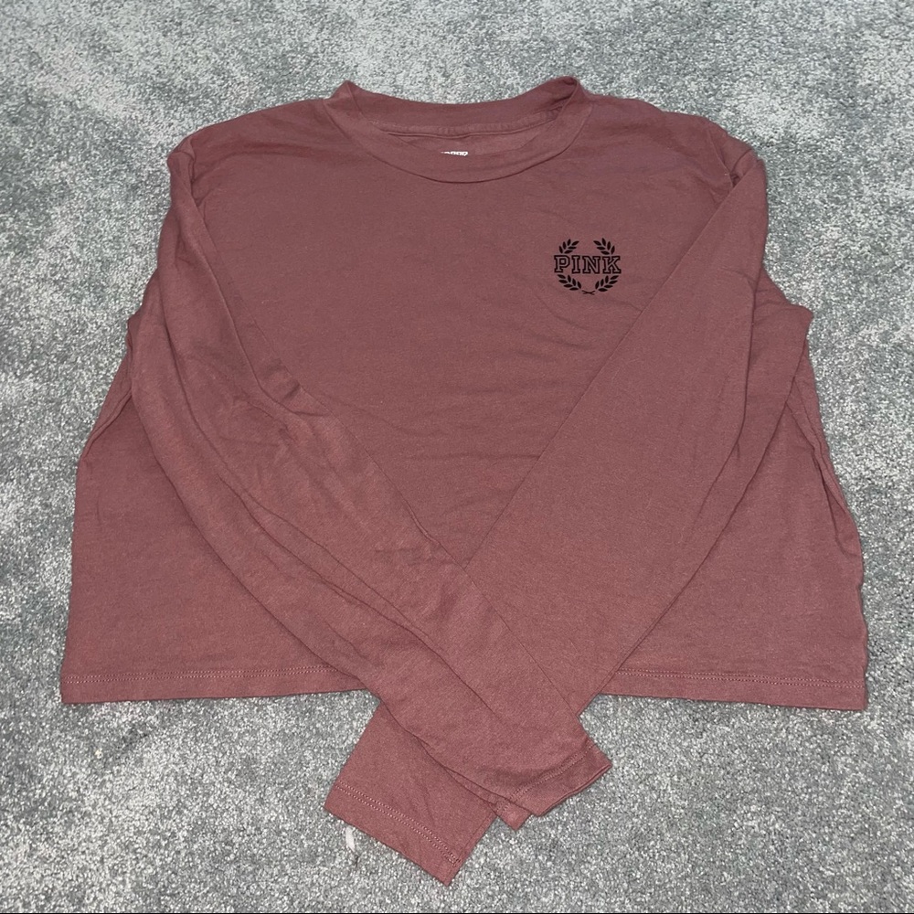 VS PINK Cropped Long Sleeve (S)